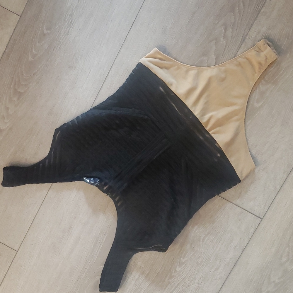 Caribbean Queen SEXY sheer  body suit S